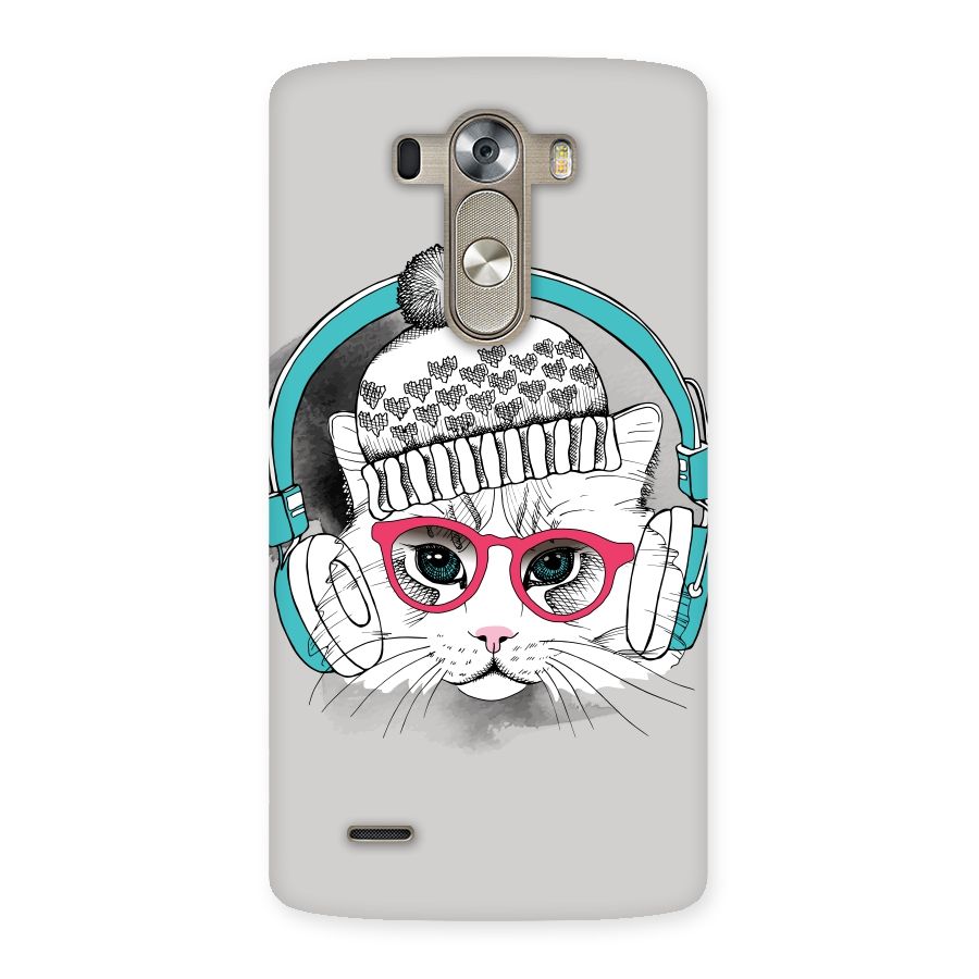 Cat Headphones Back Case for LG G3