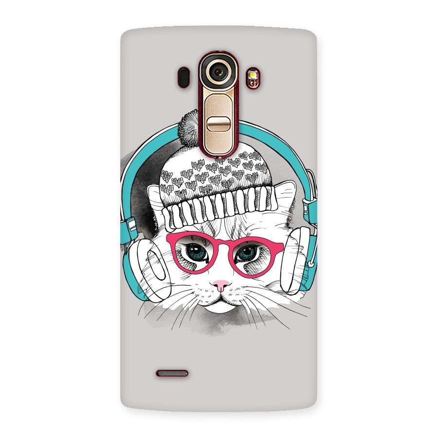 Cat Headphones Back Case for LG G4