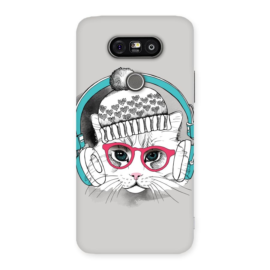 Cat Headphones Back Case for LG G5