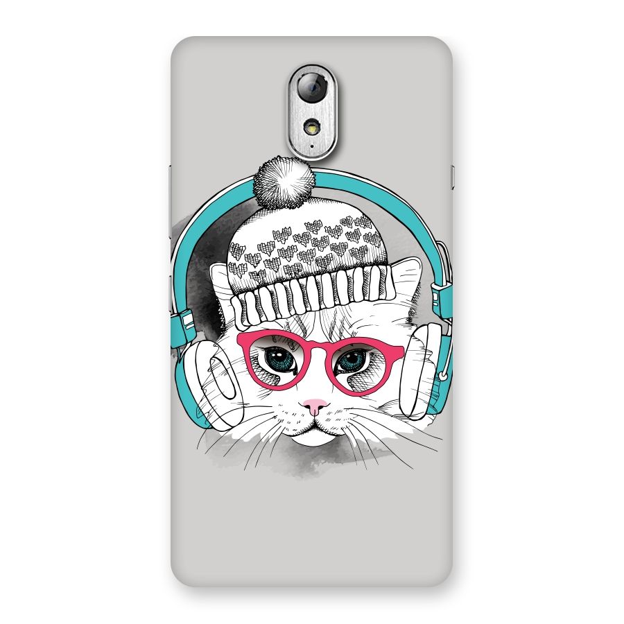 Cat Headphones Back Case for Lenovo Vibe P1M