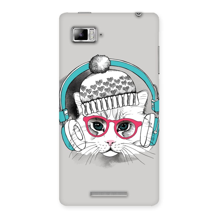 Cat Headphones Back Case for Lenovo Vibe Z K910