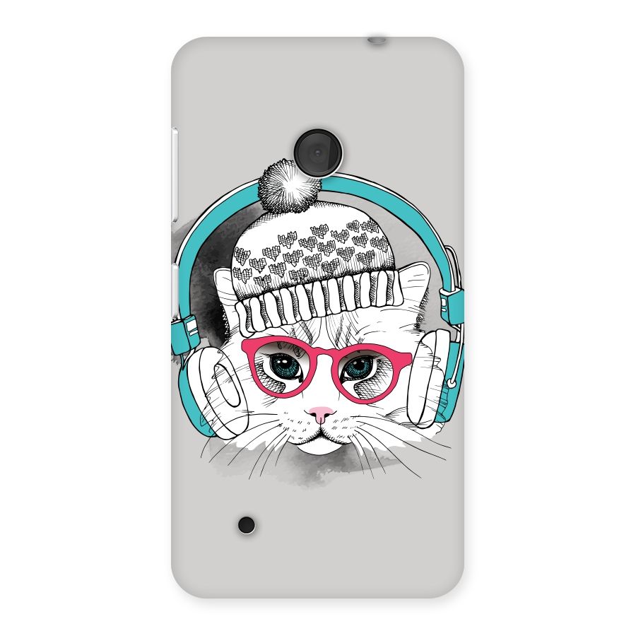 Cat Headphones Back Case for Lumia 530