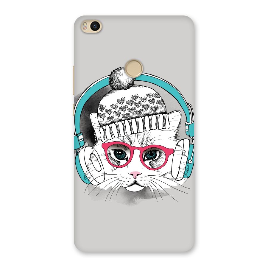 Cat Headphones Back Case for Mi Max 2