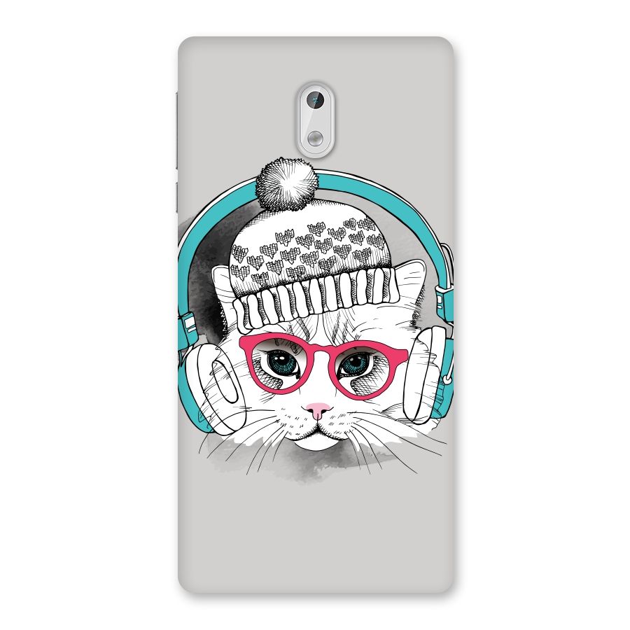 Cat Headphones Back Case for Nokia 3