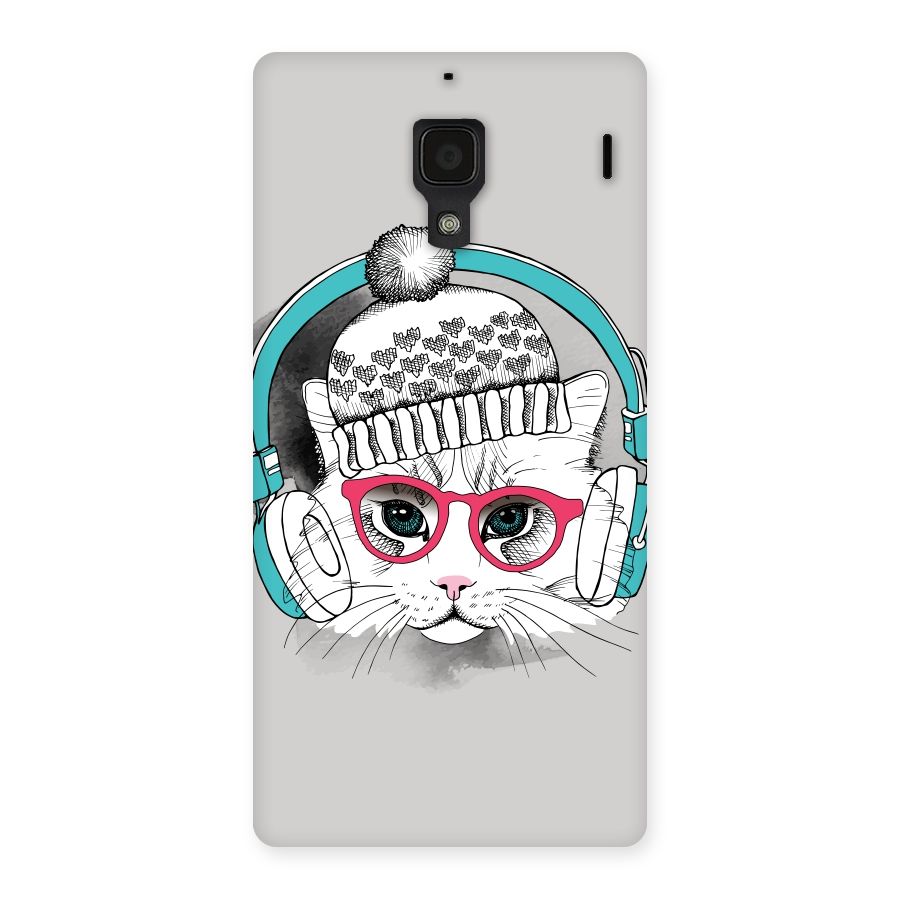 Cat Headphones Back Case for Redmi 1S