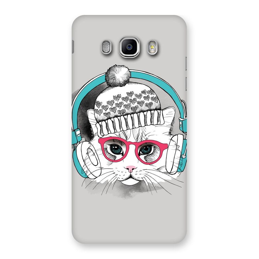 Cat Headphones Back Case for Samsung Galaxy J5 2016