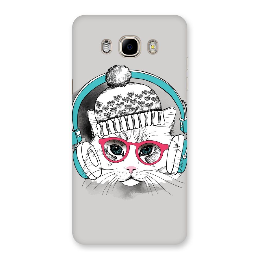 Cat Headphones Back Case for Samsung Galaxy J7 2016
