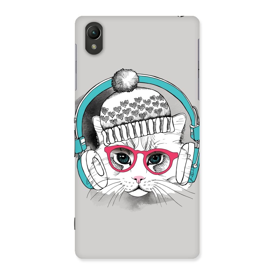 Cat Headphones Back Case for Sony Xperia Z2