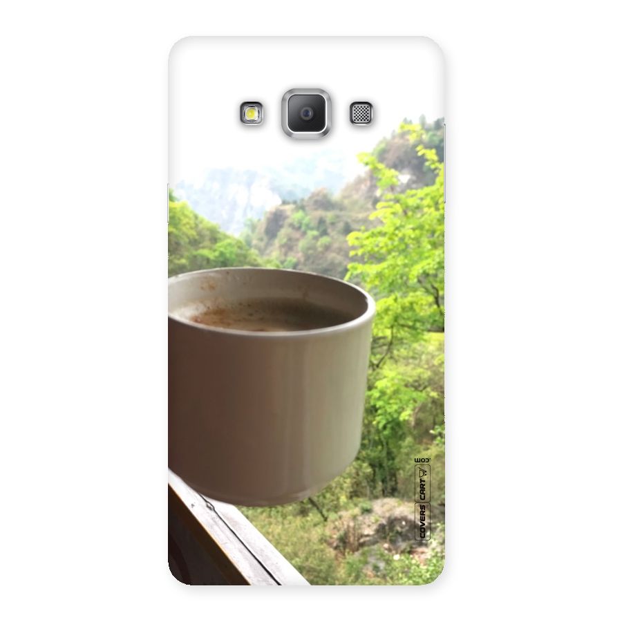 Chai With Mountain View Back Case for Galaxy A7