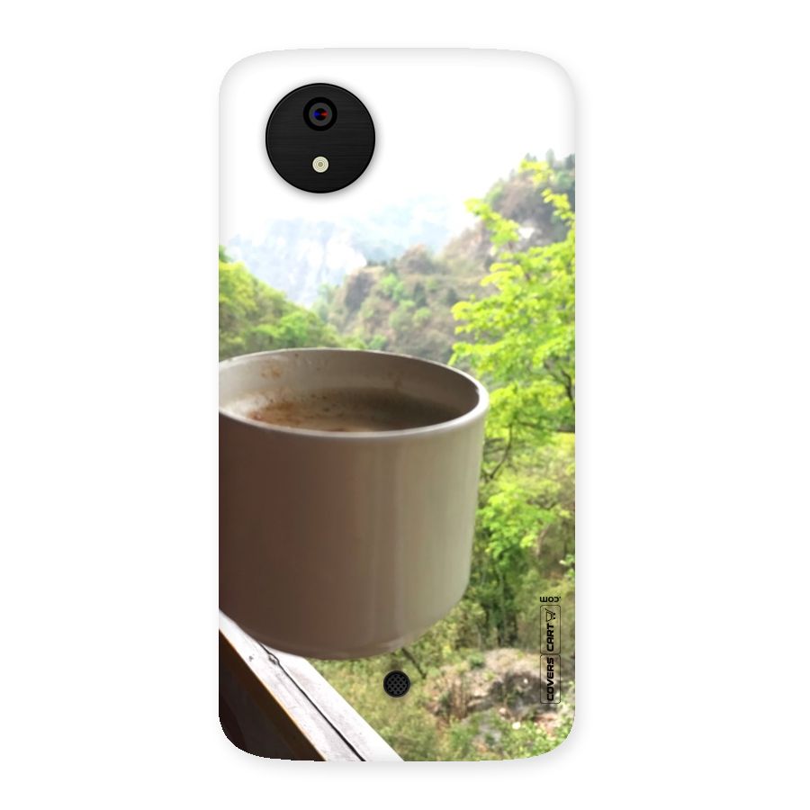 Chai With Mountain View Back Case for Micromax Canvas A1