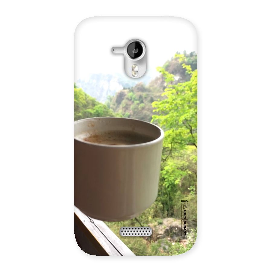 Chai With Mountain View Back Case for Micromax Canvas HD A116