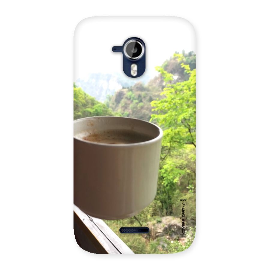 Chai With Mountain View Back Case for Micromax Canvas Magnus A117
