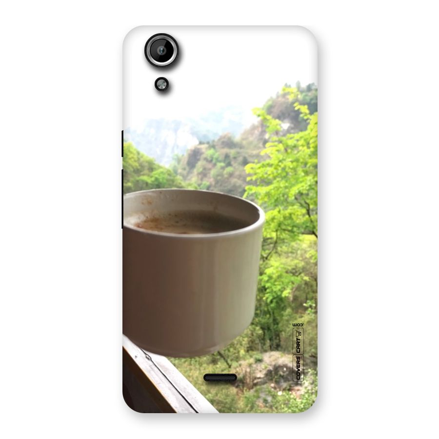 Chai With Mountain View Back Case for Micromax Canvas Selfie Lens Q345