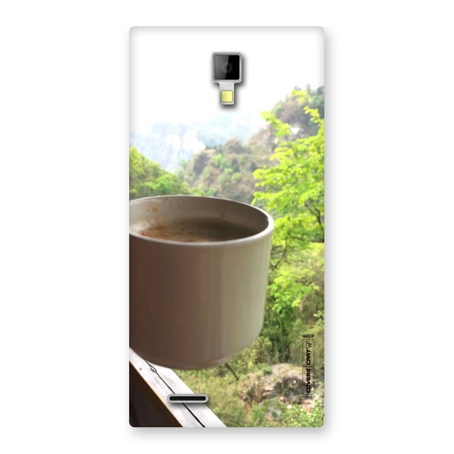 Chai With Mountain View Back Case for Micromax Canvas Xpress A99