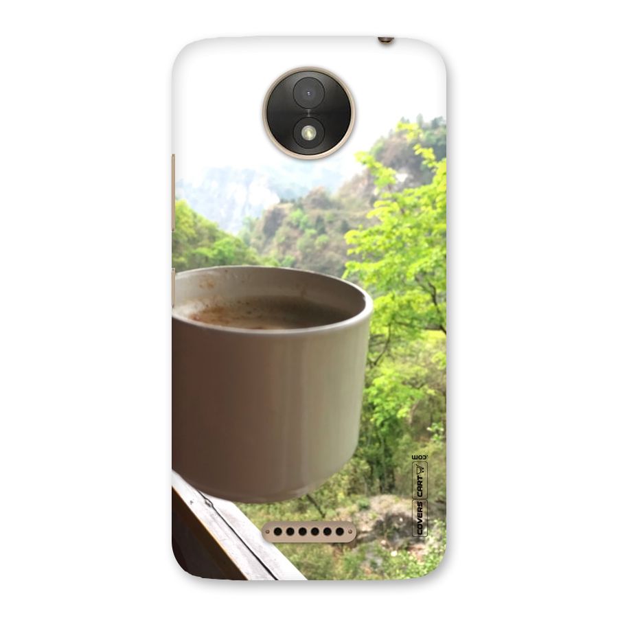 Chai With Mountain View Back Case for Moto C Plus