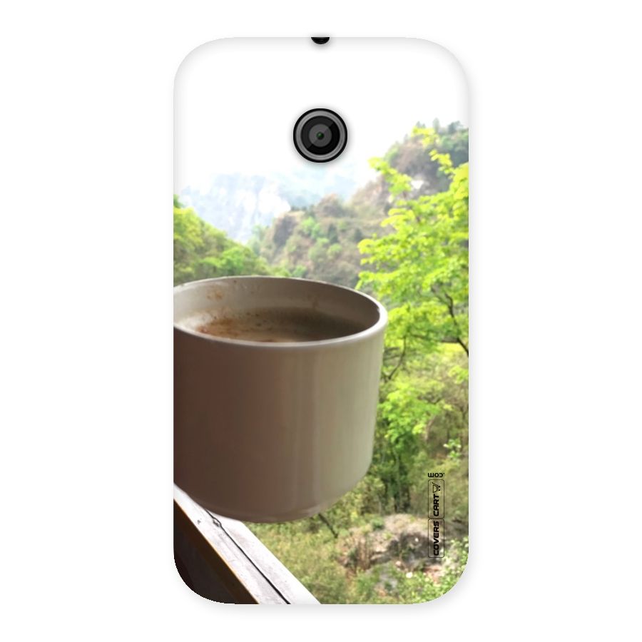 Chai With Mountain View Back Case for Moto E