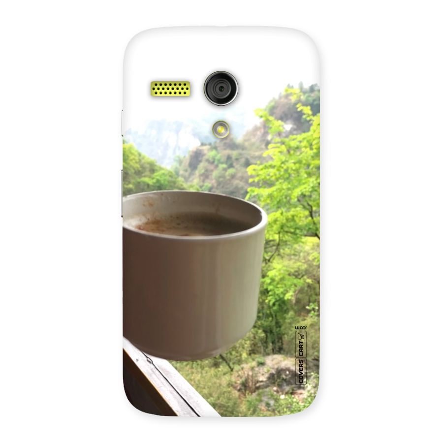 Chai With Mountain View Back Case for Moto G