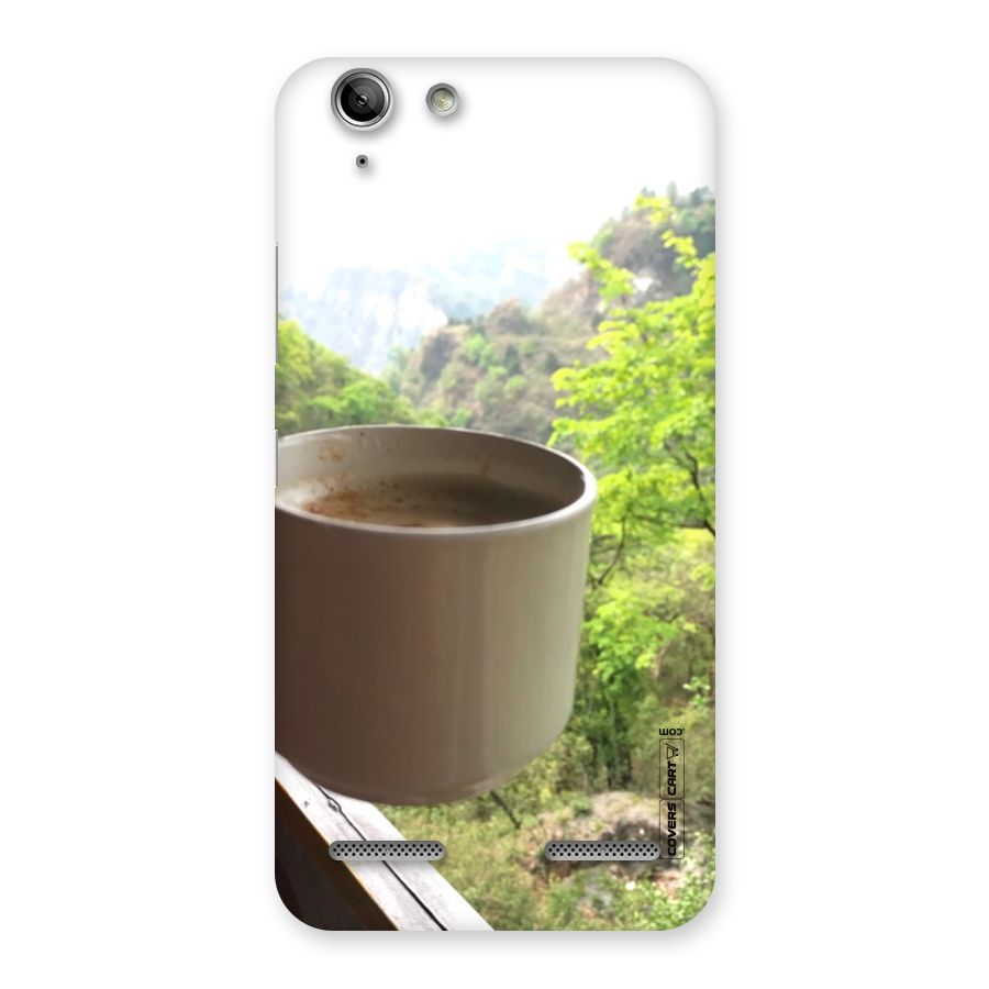 Chai With Mountain View Back Case for Vibe K5