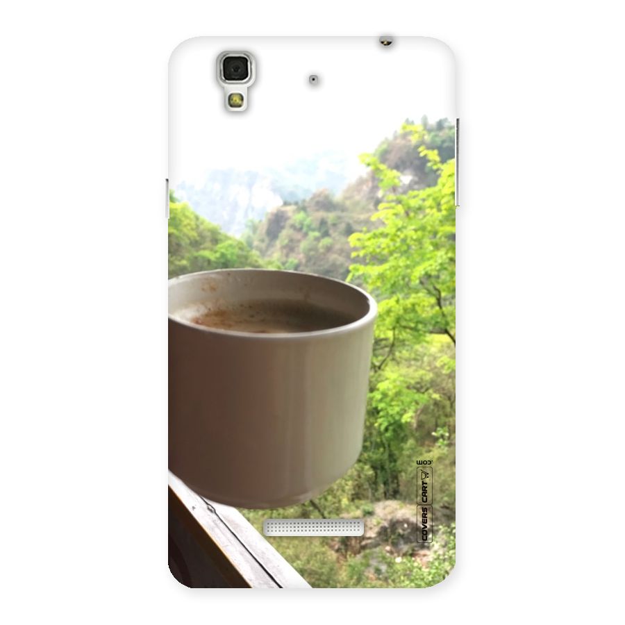 Chai With Mountain View Back Case for YU Yureka Plus