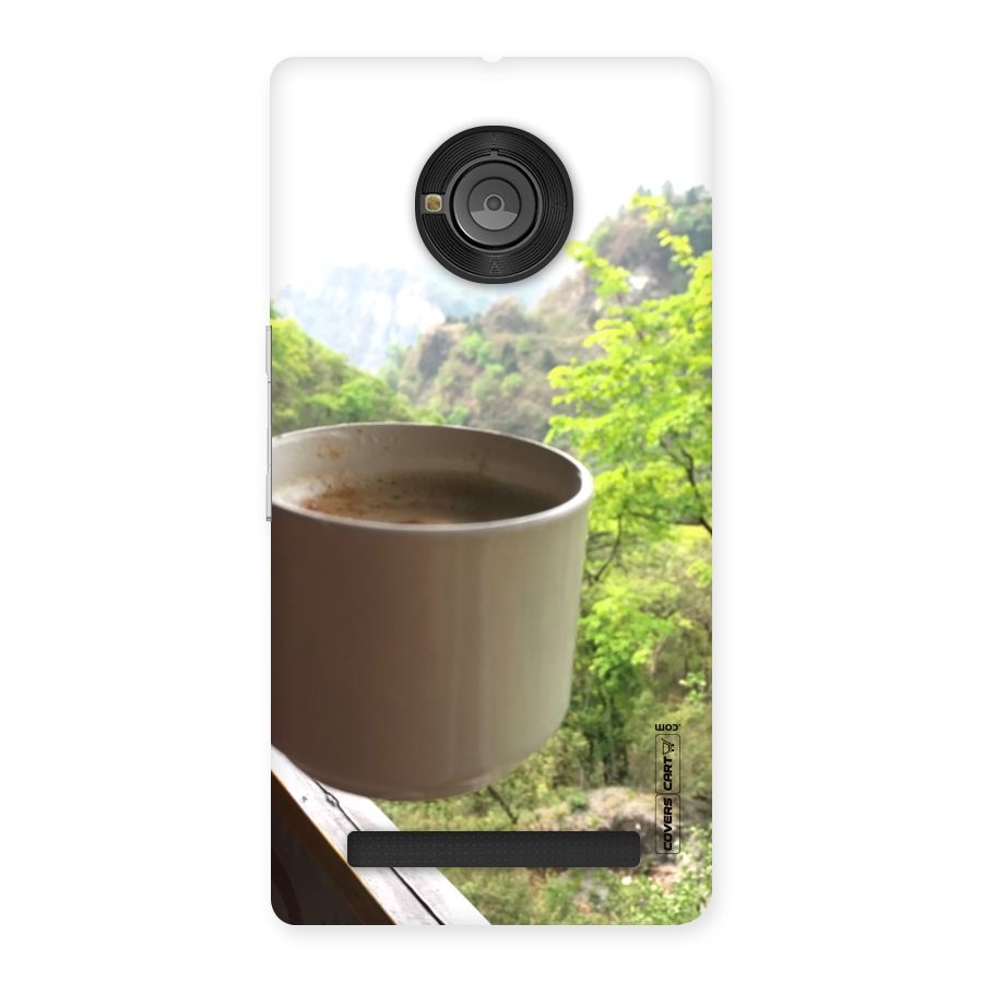 Chai With Mountain View Back Case for Yu Yunique