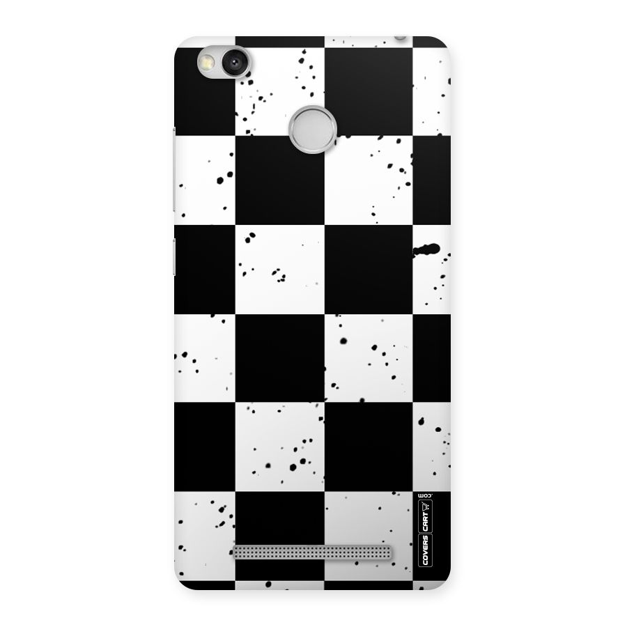 Check Mate Back Case for Redmi 3S Prime