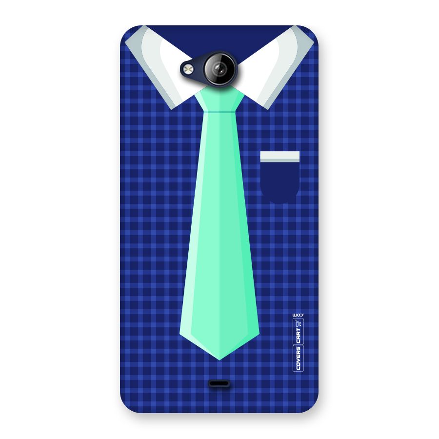 Checked Shirt Tie Back Case for Canvas Play Q355