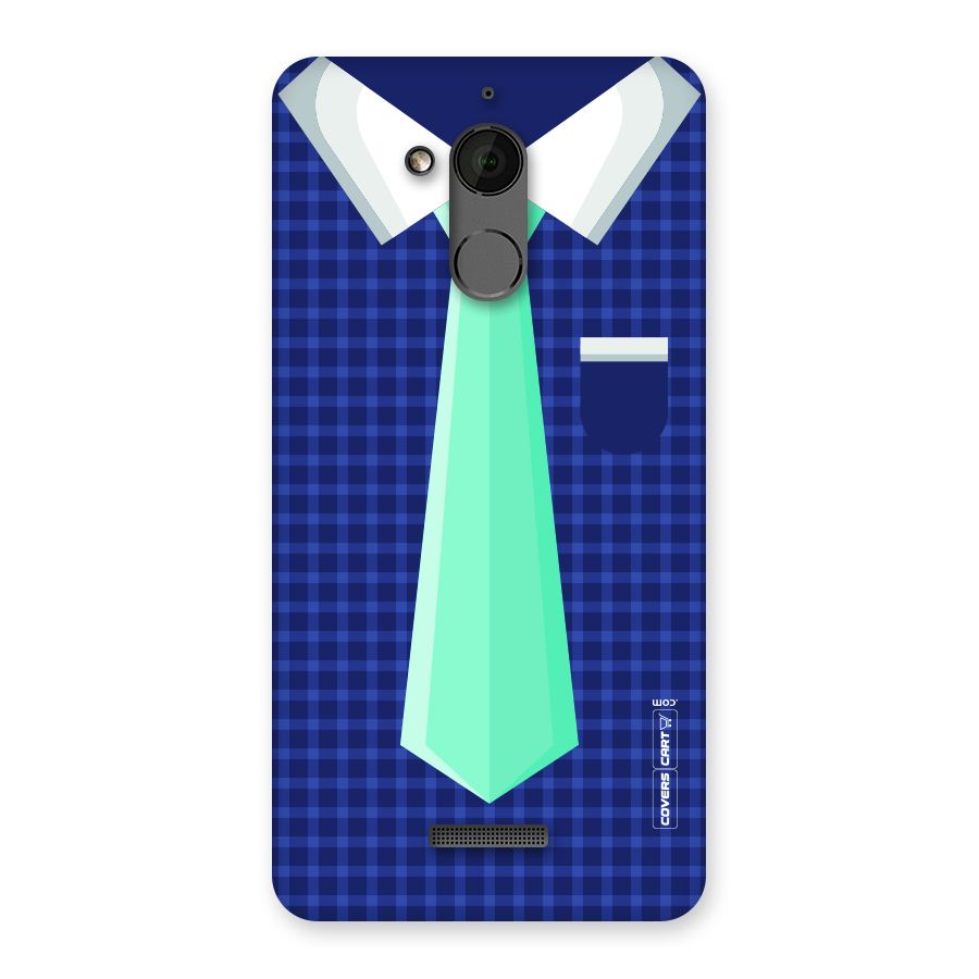 Checked Shirt Tie Back Case for Coolpad Note 5