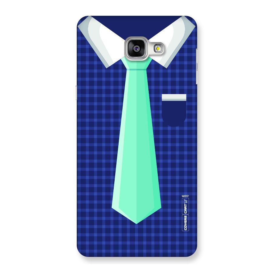 Checked Shirt Tie Back Case for Galaxy A9