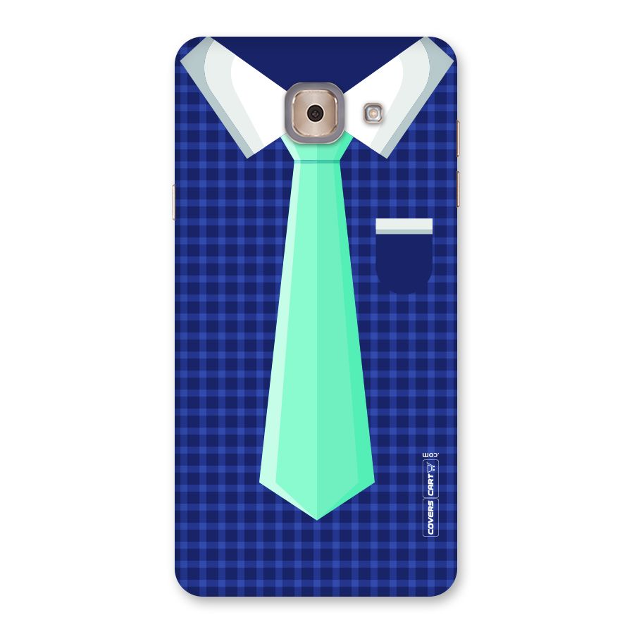 Checked Shirt Tie Back Case for Galaxy J7 Max