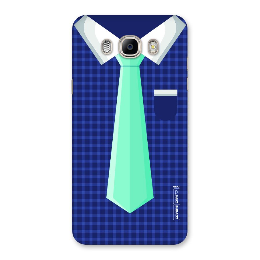 Checked Shirt Tie Back Case for Galaxy On8