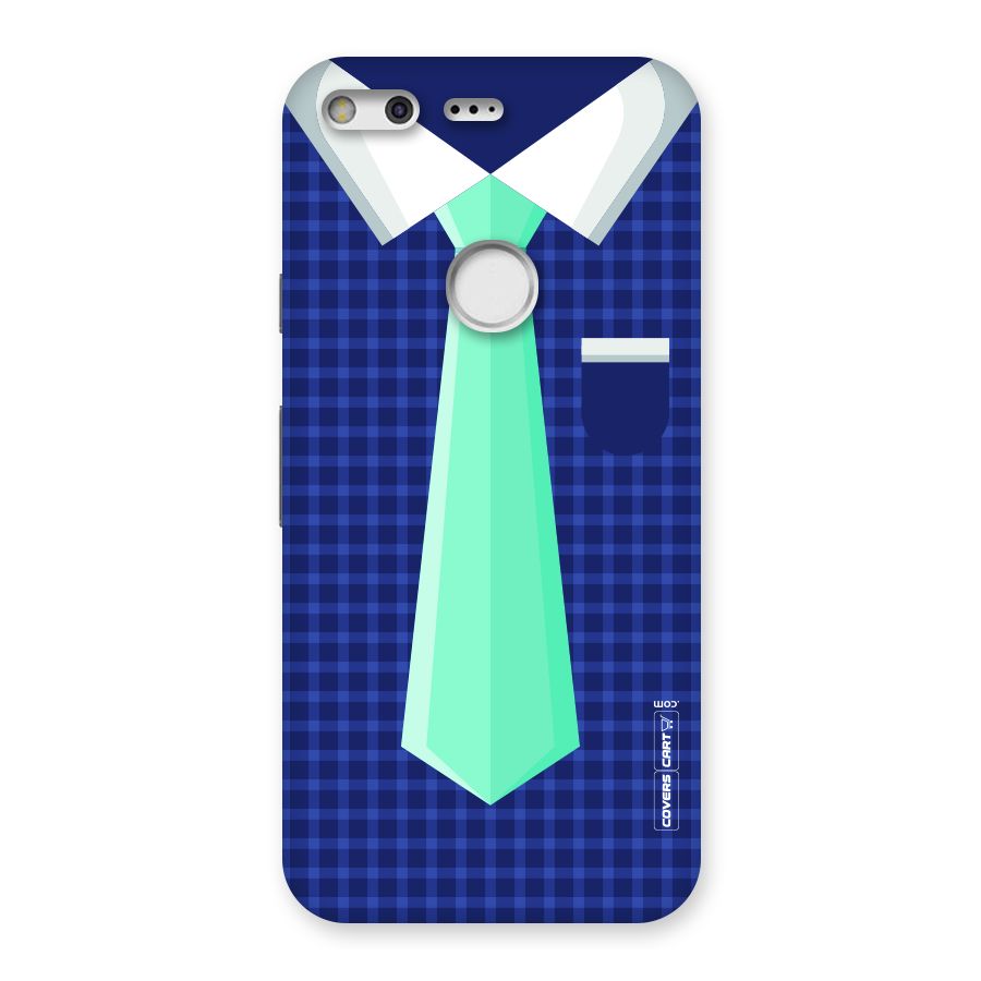 Checked Shirt Tie Back Case for Google Pixel