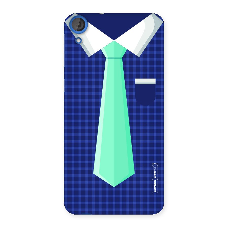 Checked Shirt Tie Back Case for HTC Desire 820