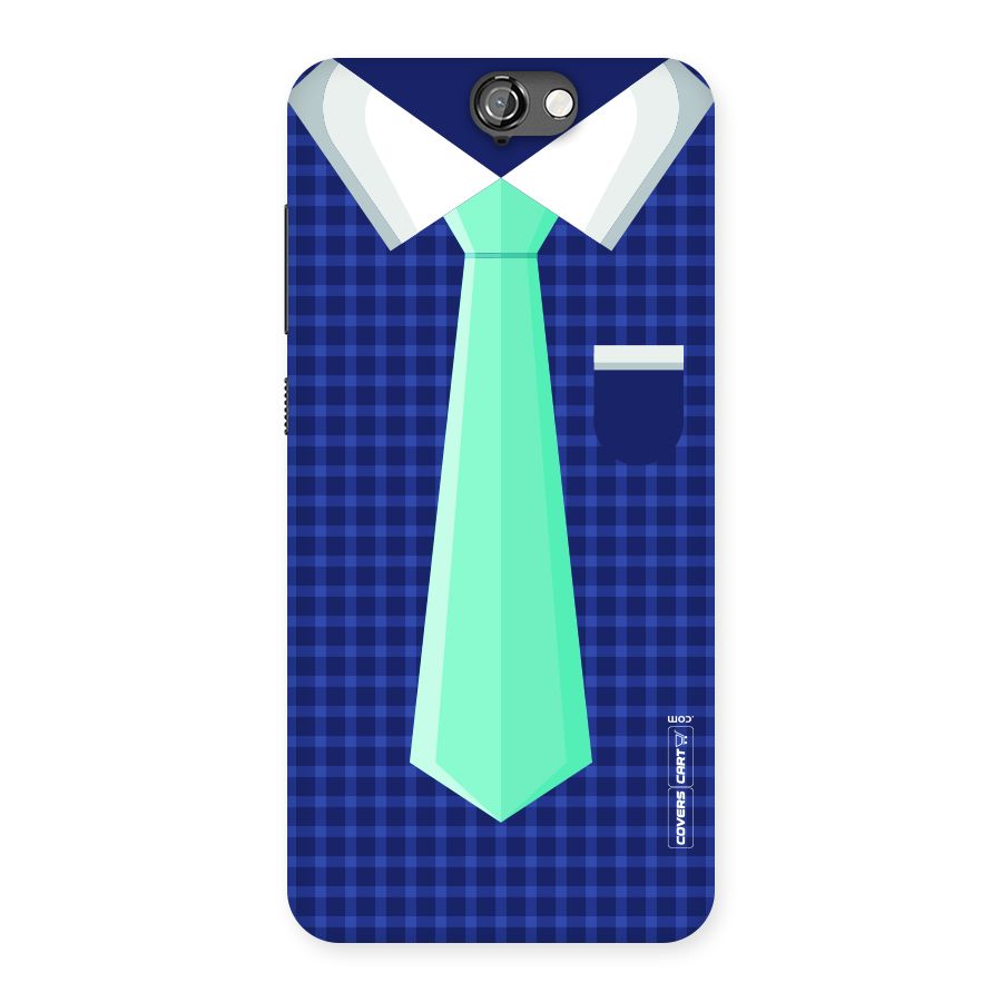 Checked Shirt Tie Back Case for HTC One A9