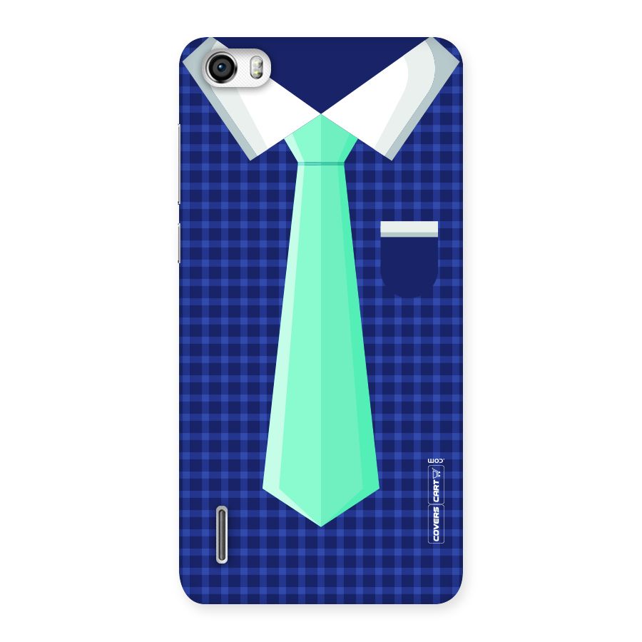 Checked Shirt Tie Back Case for Honor 6