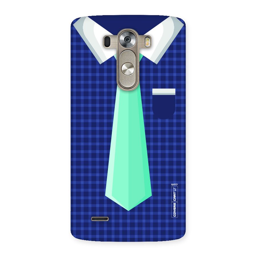 Checked Shirt Tie Back Case for LG G3