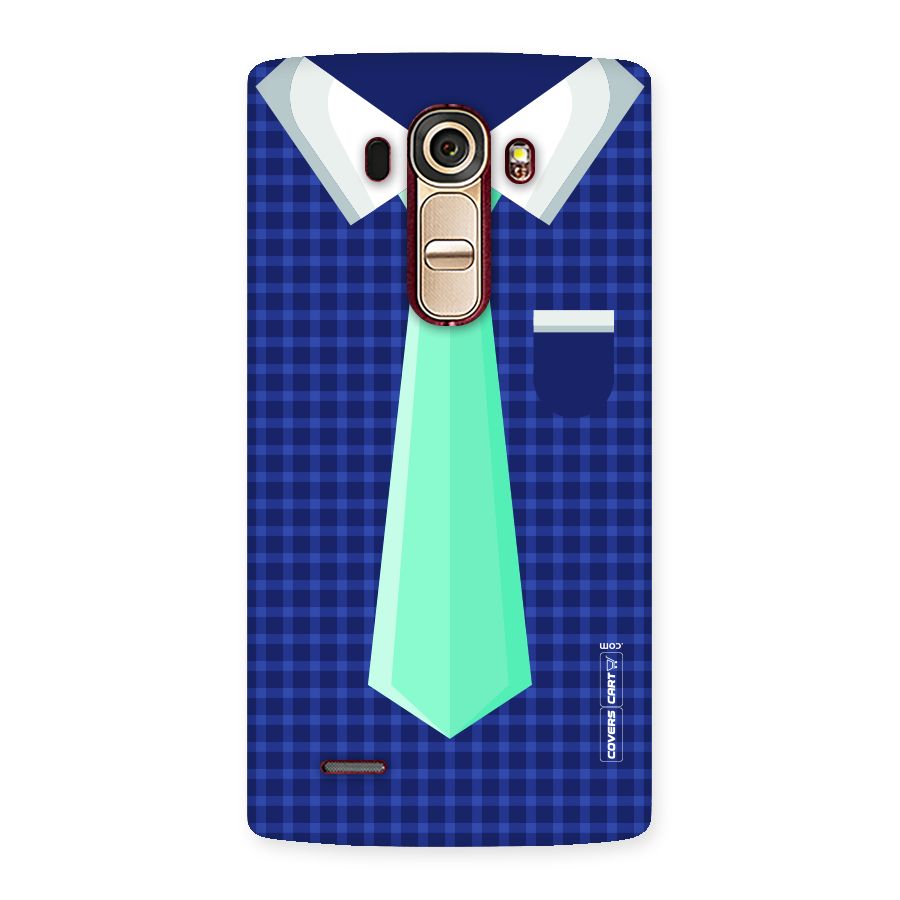 Checked Shirt Tie Back Case for LG G4