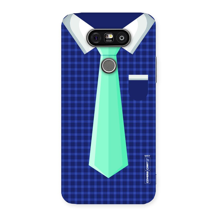 Checked Shirt Tie Back Case for LG G5