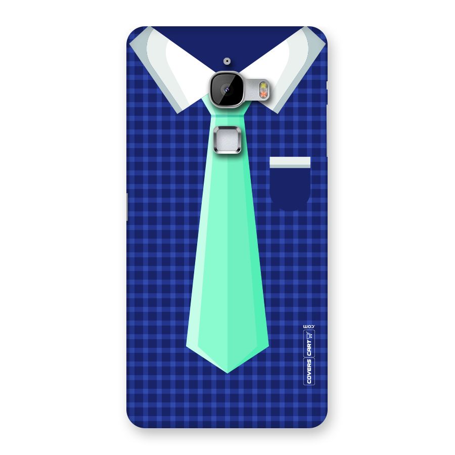 Checked Shirt Tie Back Case for LeTv Le Max