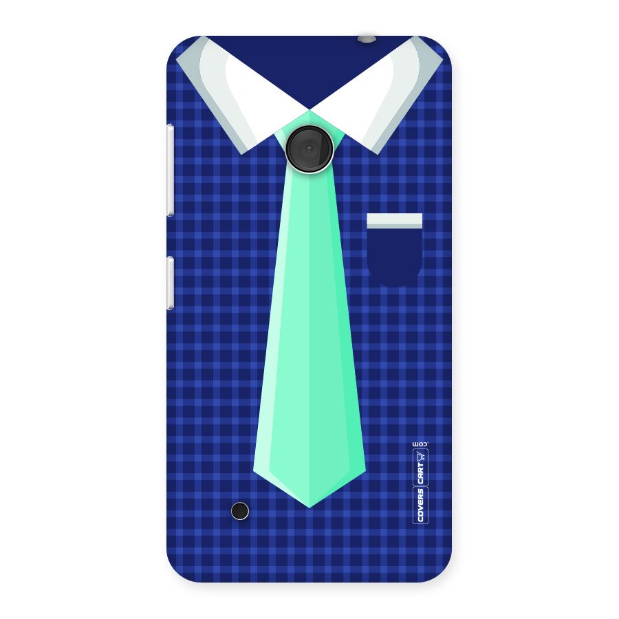 Checked Shirt Tie Back Case for Lumia 530
