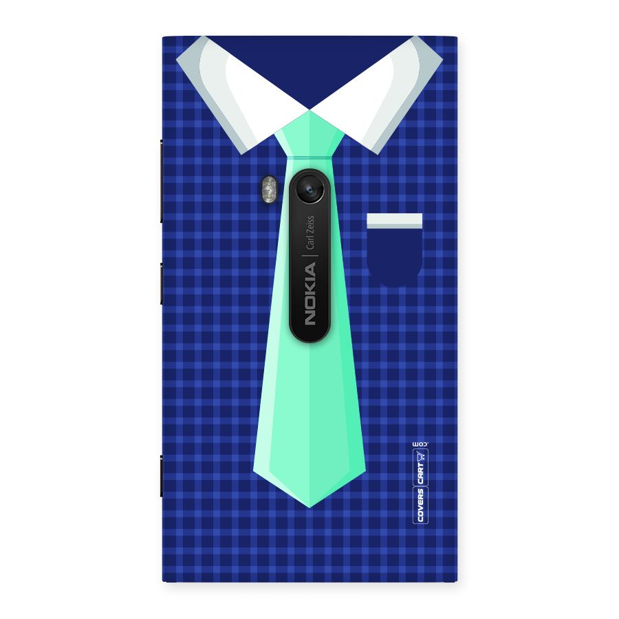 Checked Shirt Tie Back Case for Lumia 920