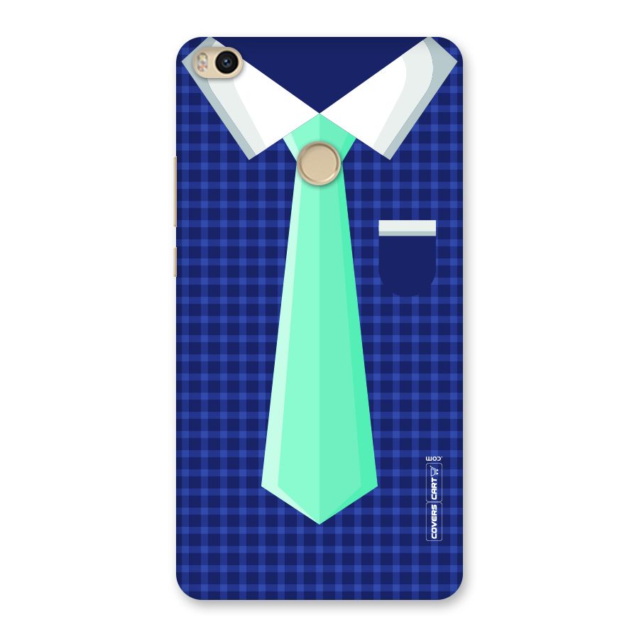 Checked Shirt Tie Back Case for Mi Max 2