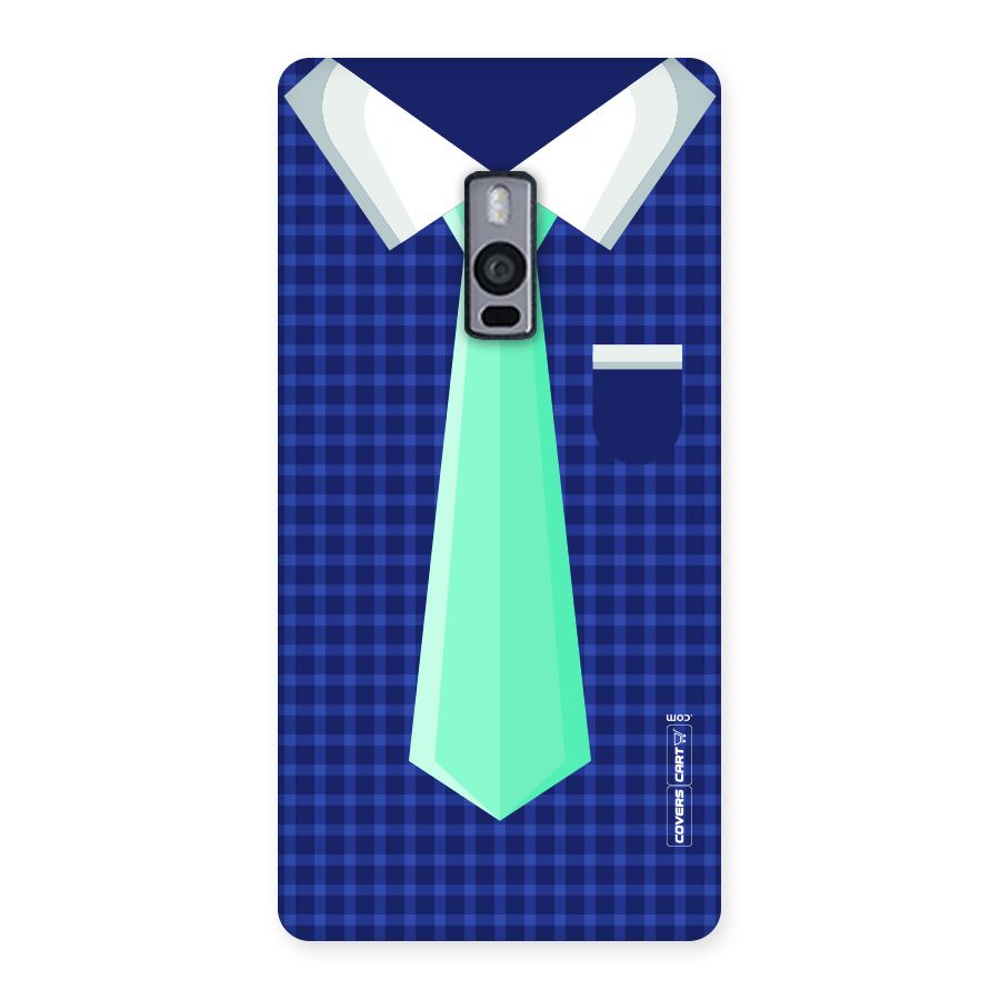 Checked Shirt Tie Back Case for OnePlus Two