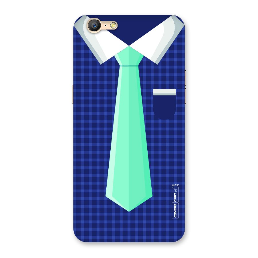 Checked Shirt Tie Back Case for Oppo A57