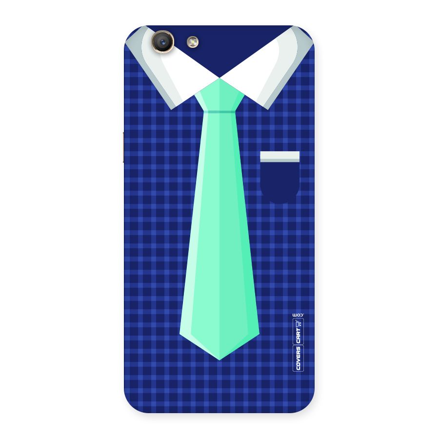 Checked Shirt Tie Back Case for Oppo F1s