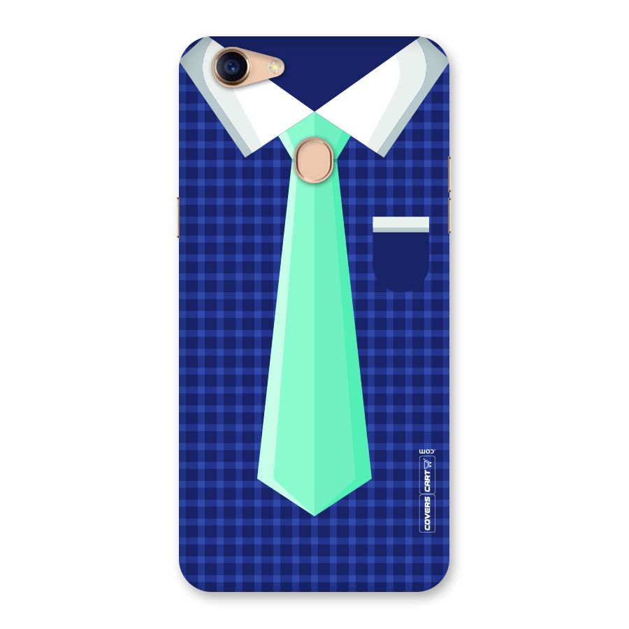 Checked Shirt Tie Back Case for Oppo F5