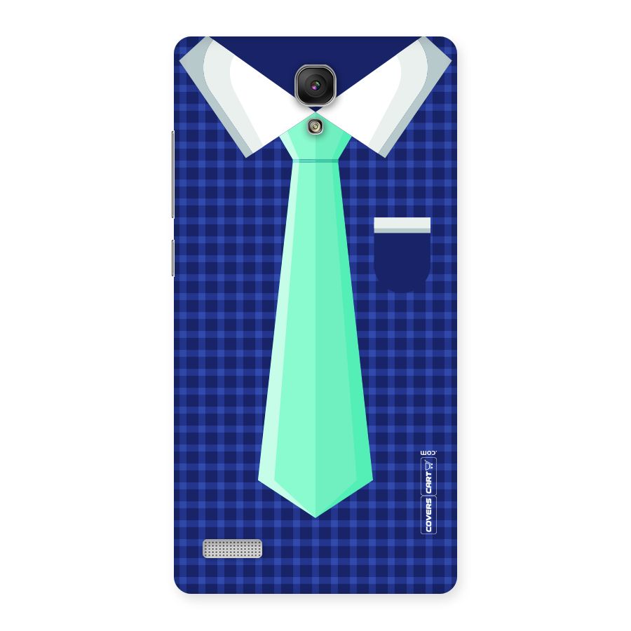 Checked Shirt Tie Back Case for Redmi Note