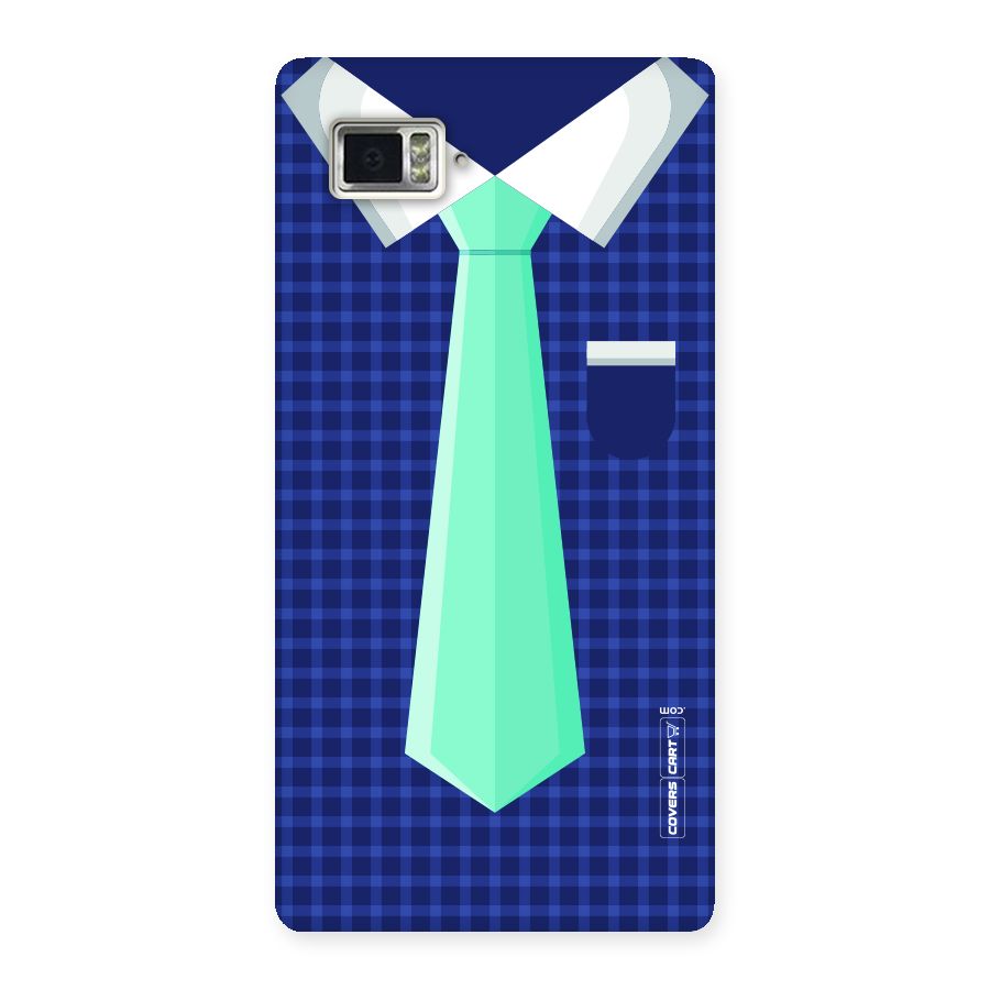 Checked Shirt Tie Back Case for Vibe Z2 Pro K920