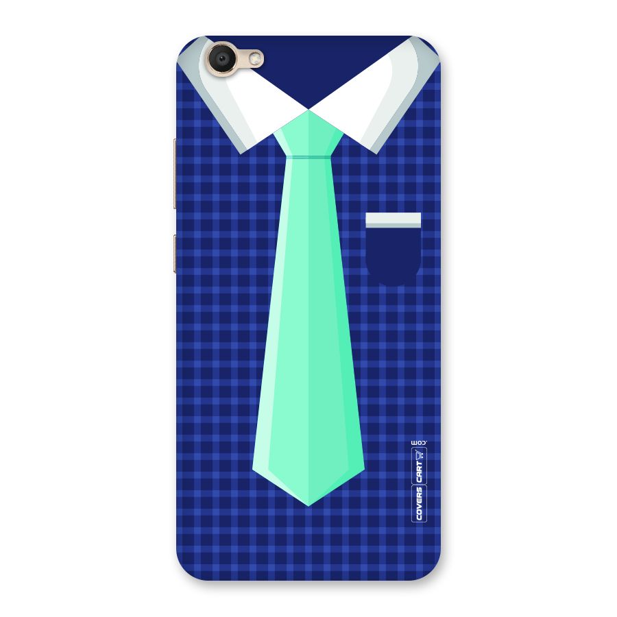 Checked Shirt Tie Back Case for Vivo V5