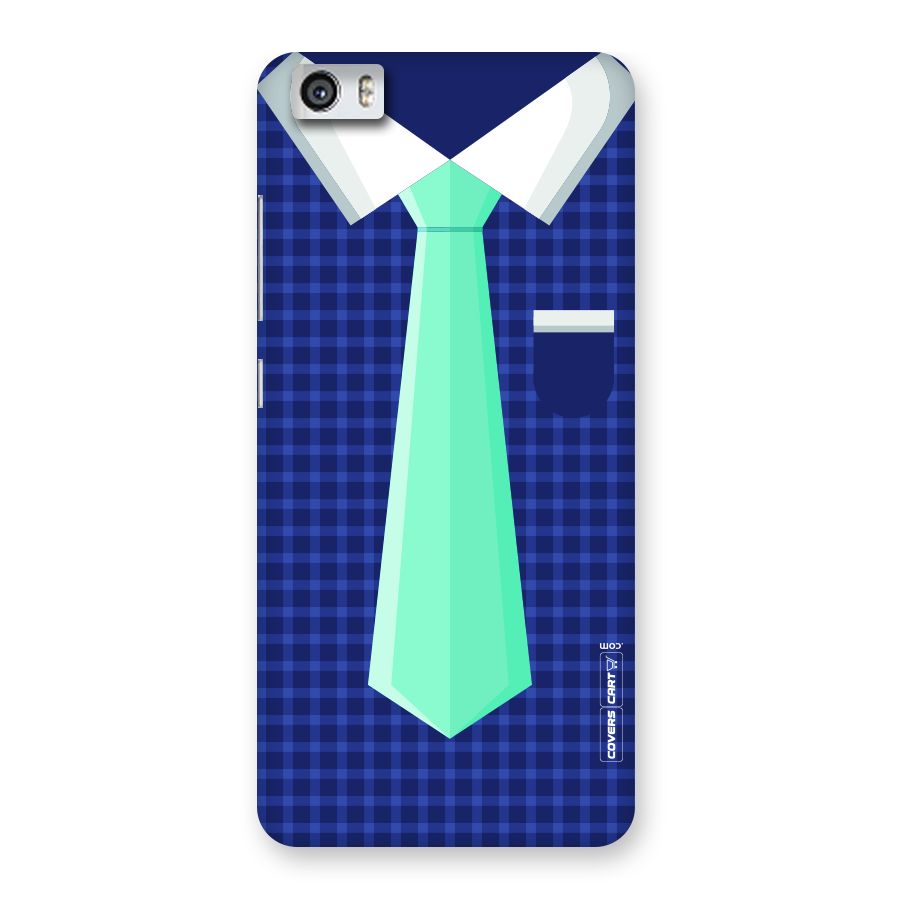 Checked Shirt Tie Back Case for Xiaomi Redmi Mi5