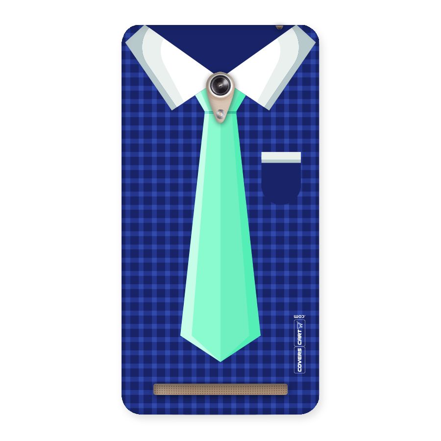 Checked Shirt Tie Back Case for Zenfone 6